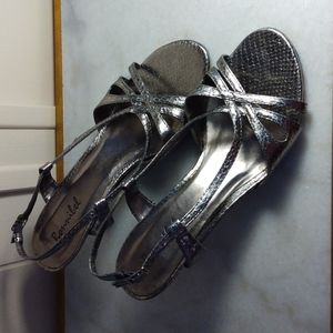 Bonnibel Pewter Faux Reptile Print
